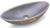 S.V.I.S. DesignUMYWALKA 60 CM DIAMOND BASIC - COLORED BRUSH, NIEBIESKO-SZARY I OCHRA, LAKIER MATOWY